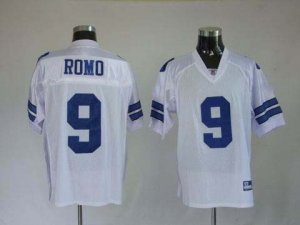 nfl dallas cowboys #9 romo white