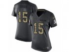 Women Nike Los Angeles Chargers #15 Dontrelle Inman Limited Black 2016 Salute to Service NFL Jersey