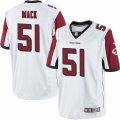 Mens Nike Atlanta Falcons #51 Alex Mack Limited White NFL Jersey