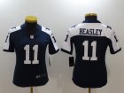 Nike Cowboys #11 Cole Beasley Navy Throwback Women Vapor Untouchable Player Limited Jersey