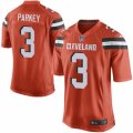 Men's Nike Cleveland Browns #3 Cody Parkey Game Orange Alternate NFL Jersey