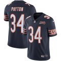 Nike Bears #34 Walter Payton Navy 100th Anniversary Retired Vapor Untouchable Limited Jersey