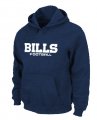 Buffalo Bills Authentic font Pullover Hoodie D.Blue