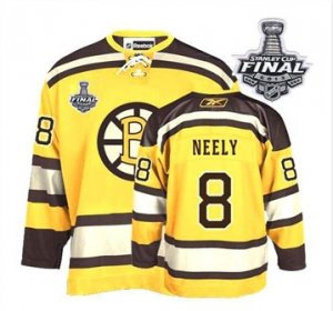 nhl jerseys boston bruins #8 neely yellow[2013 stanley cup]