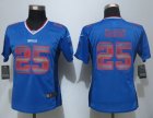 Women Nike Buffalo Bills #25 McCoy Blue Strobe Jerseys