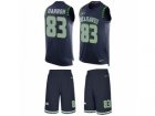 Mens Nike Seattle Seahawks #83 Amara Darboh Limited Steel Blue Tank Top Suit NFL Jersey
