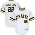 2016 Men Pittsburgh Pirates #22 Andrew McCutchen Throwback White Authentic Collection Jersey