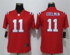 Nike Patriots #11 Julian Edelman Red Women Vapor Untouchable Limited Jersey