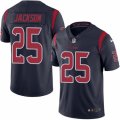 Mens Nike Houston Texans #25 Kareem Jackson Limited Navy Blue Rush NFL Jersey