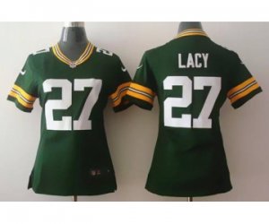 Nike women jerseys green bay packers #27 lacy green