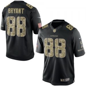 Nike Dallas Cowboys #88 Dez Bryant Black Salute to Service Jerseys(Limited)