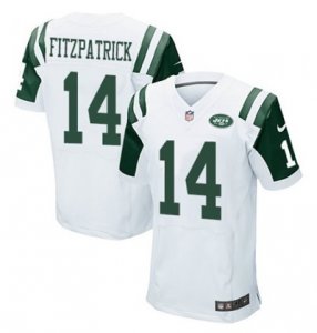 Nike New York Jets #14 Fitzpatrick green Jerseys white