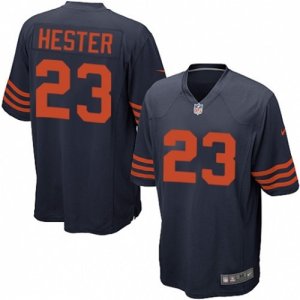 Mens Nike Chicago Bears #23 Devin Hester Game Navy Blue 1940s Throwback Alternate NFL Jersey