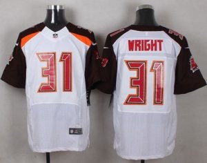 Nike Tampa Bay Buccaneers #31 Major Wright White Jerseys(Elite)