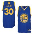 Warriors #30 Stephen Curry Royal 2017 NBA Finals Swingman Jersey