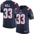 Nike Patriots #33 Jeremy Hill Navy Color Rush Limited Jersey