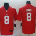 Nike Giants #8 Daniel Jones Red Vapor Untouchable Limited Jersey