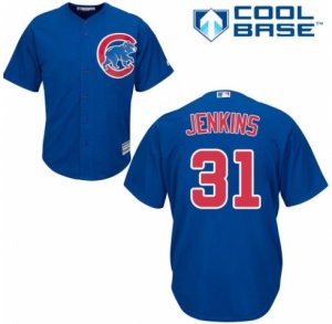 Mens Majestic Chicago Cubs #31 Fergie Jenkins Replica Royal Blue Alternate Cool Base MLB Jersey