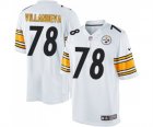 Youth Nike Pittsburgh Steelers #78 Alejandro Villanueva Limited White NFL Jersey
