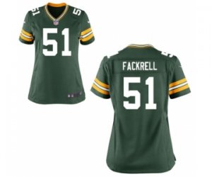 Women\'s Nike Green Bay Packers #51 Kyler Fackrell Green Team Color NFL Jersey