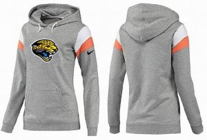 Women Jacksonville Jaguars Logo Pullover Hoodie-054