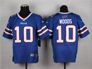 Nike Buffalo Bills #10 Robert Woods Blue Jerseys(Elite)