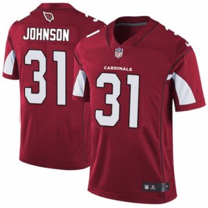 Mens Nike Arizona Cardinals #31 David Johnson Vapor Untouchable Limited Red Team Color NFL Jersey
