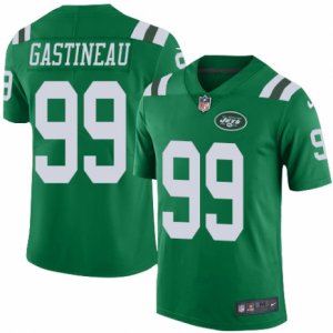 Mens Nike New York Jets #99 Mark Gastineau Limited Green Rush NFL Jersey