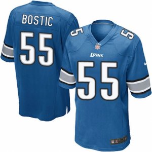 Mens Nike Detroit Lions #55 Jon Bostic Game Light Blue Team Color NFL Jersey