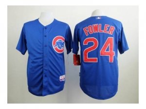 MLB chicago cubs #24 fowler blue jerseys[fowler]