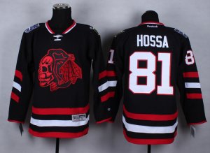 NHL Chicago Blackhawks #81 Marian Hossa Stitched black jersey[2014 new]