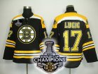 nhl boston bruins #17 llucic black[2011 stanley cup champions]
