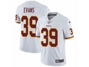 Mens Nike Washington Redskins #39 Josh Evans White Vapor Untouchable Limited Player NFL Jersey