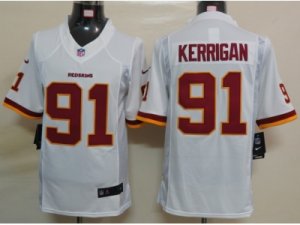 Nike nfl Washington Redskins #91 Ryan Kerrigan White Jerseys(Limited)