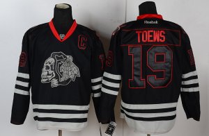 nhl chicago blackhawks #19 toews black[2013 new]