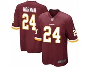 Mens Nike Washington Redskins #24 Josh Norman Game Burgundy Red Team Color NFL Jersey