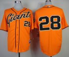 mlb jerseys san francisco giants #28 posey orange[2014 new]