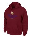 Minnesota Vikings Critical Victory Pullover Hoodie RED