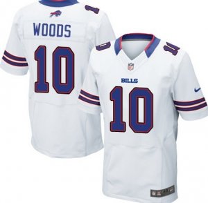 Nike Buffalo Bills #10 Robert Woods White elite jerseys