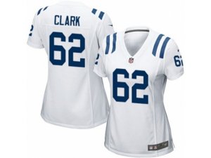 Women Nike Indianapolis Colts #62 Le\'Raven Clark Game White NFL Jersey