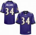 nfl Baltimore Ravens #34 Ricky Williams purple