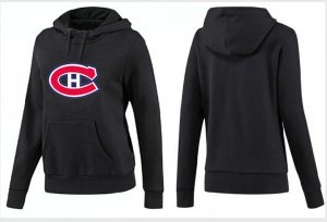 NHL Women Montreal Canadiens Logo Pullover Hoodie 15