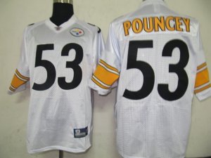 Pittsburgh Steelers #53 Pouncey white