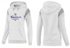 Women Minnesota Vikings Logo Pullover Hoodie-071