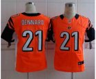 Nike cincinnati bengals #21 dennard orange Jerseys(Elite)