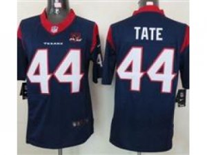 Nike NFL Houston Texans #44 Ben Tate Blue Jerseys W 10th Patch(Limited)