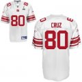 New York Giants #80 Cruz 2012 Super Bowl XLVI white