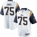 Mens Nike Los Angeles Rams #75 Deacon Jones Limited White NFL Jersey