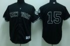 mlb new york yankees #15 munson black(2009 logo)