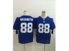 Nike New York Giants #88 Washington blue jerseys[Elite Washington]